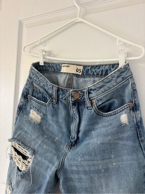 Garage Distressed Light Blue Women’s Boyfriend Jeans